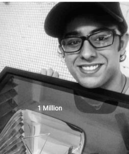 CarryMinati with Goldan play button