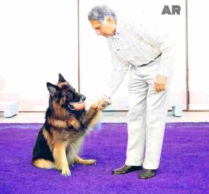 Ratan Tata with dog