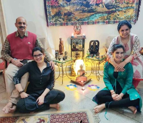 Srishti Sudhera : Family