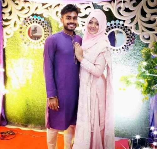Mehidy Hasan : Rabeya Akhter Priti (Wife)