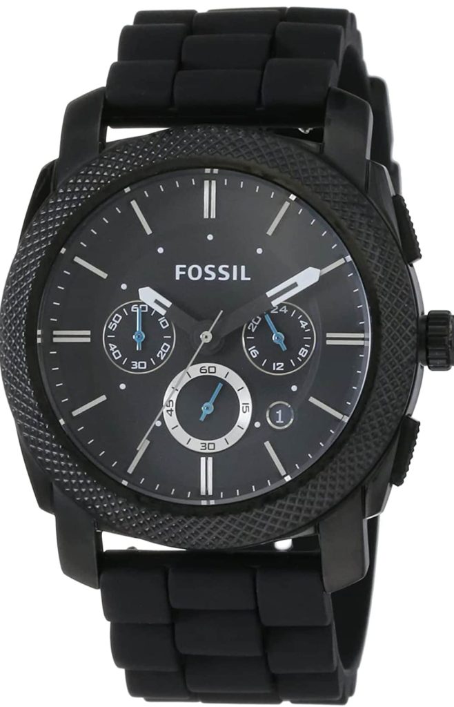 Fossil Machine Chronograph Black Dial Men's Watch-FS4487